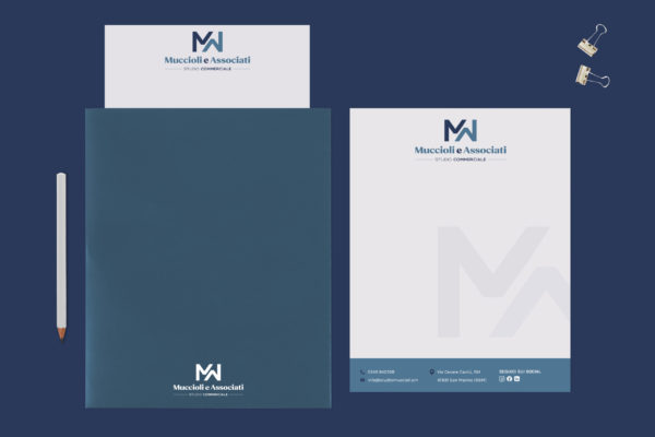 Letterhead Letter and Folder Mock Up copia