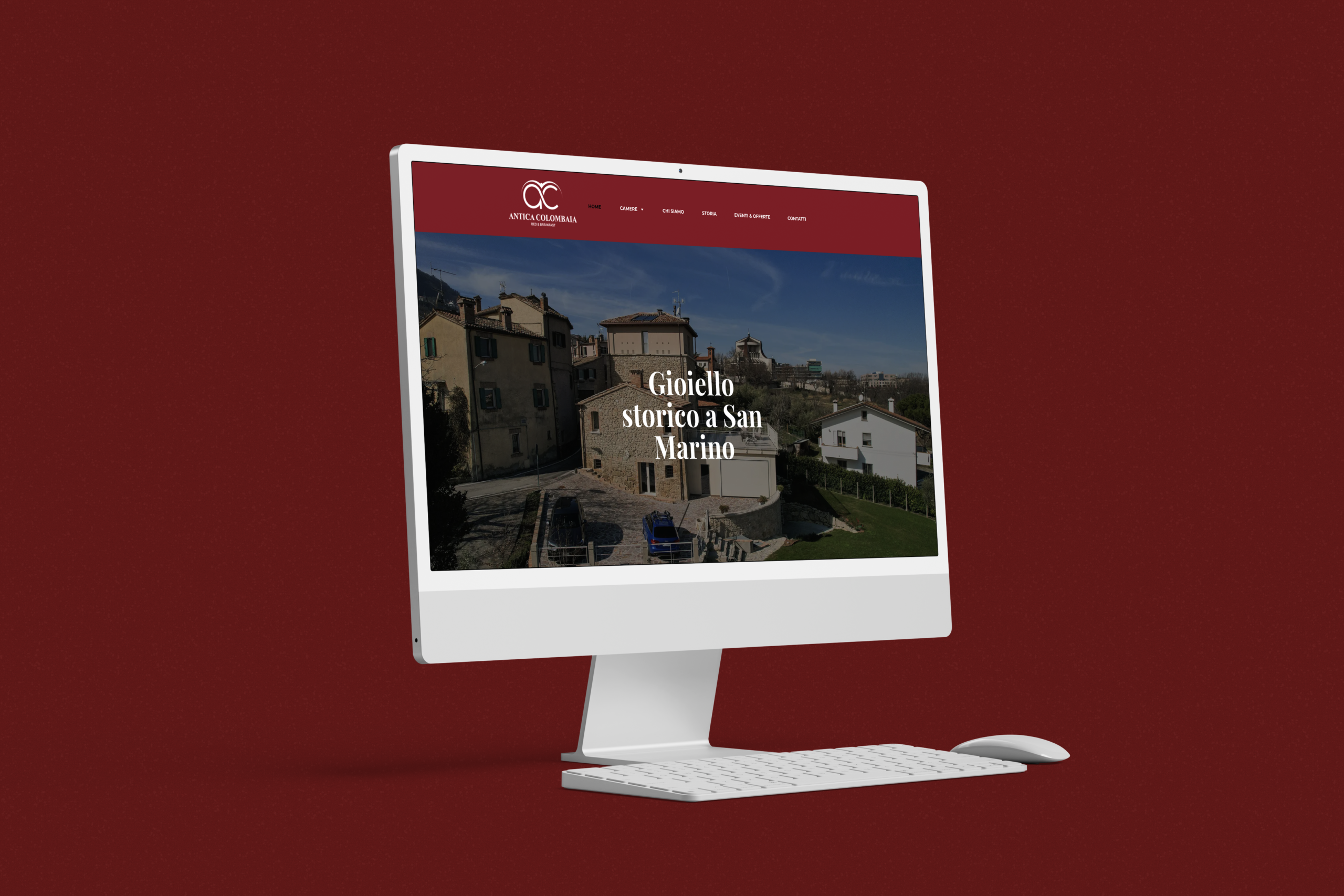 Antica Colombaia - camere mockup